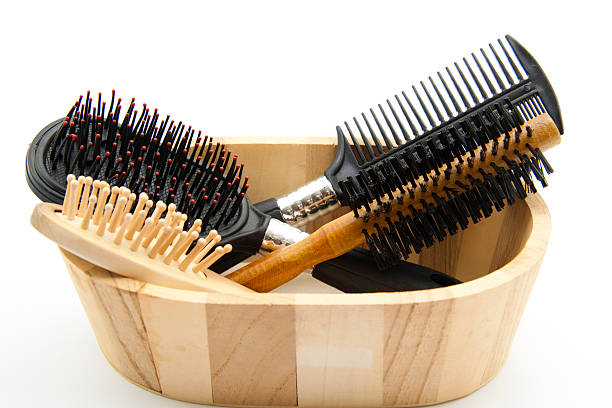 istock Hairbrushes and neck 177716297