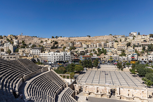 View of the Golden Gate or Gate of Mercy on the east-side of the Temple Mount of the Old City of Jerusalem, Israel. High quality photo