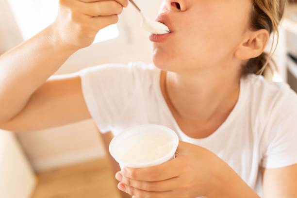 istock woman having breakfast while dieting in the kitchen 1777164797
