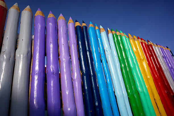 istock Wall of giant pencils 177716546