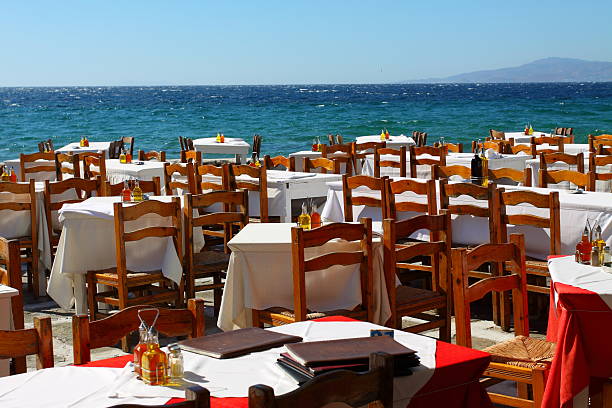 istock Cafe setting in the greek islands 177717324