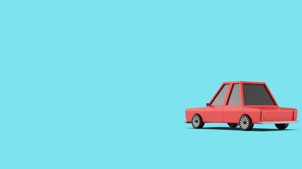 istock Red Sedan Car LightBlue Background 1777184337