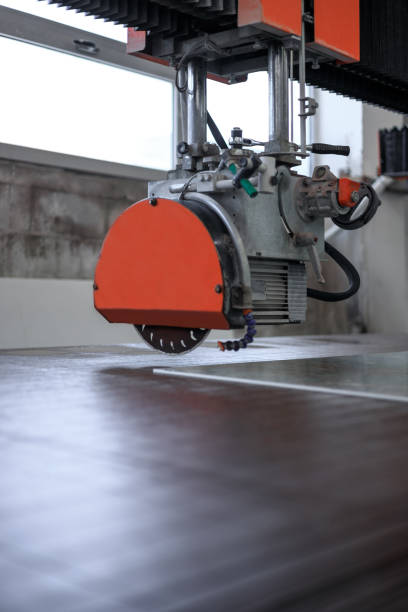 istock Electric saw cutting marble stone 1777188800