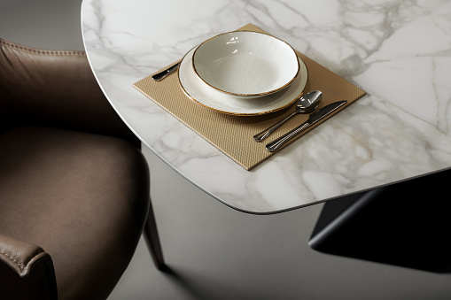 Elegant marble table