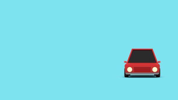 istock Red Sedan Car LightBlue Background 1777192689