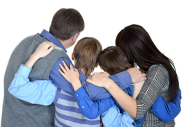 istock Portrait of friendly family 177719914