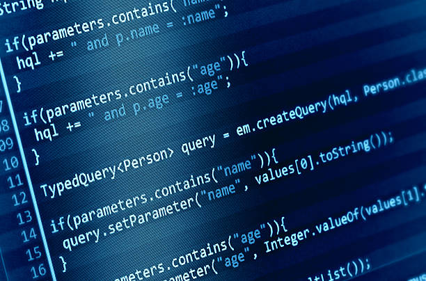 istock A picture of a monitor screen showing some program code 177720311