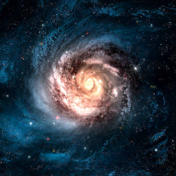 istock Beautiful spiral galaxy and shining stars in space 177720548