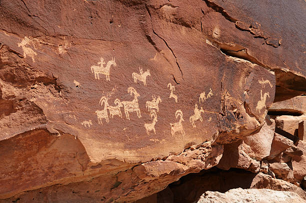 istock Native American Petroglyphs in Arches National Park 177720612