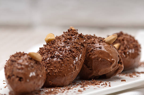 istock chocolate mousse quenelle dessert 177720948