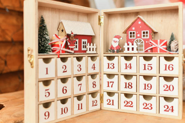 istock The advent calendar with Santa Claus 1777211084