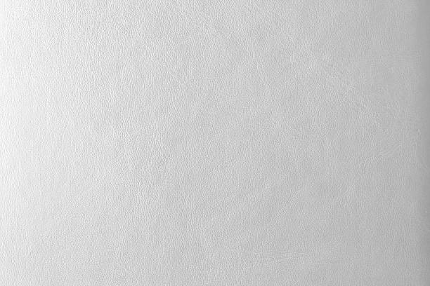 Branco ou textura de fundo de couro - fotografia de stock