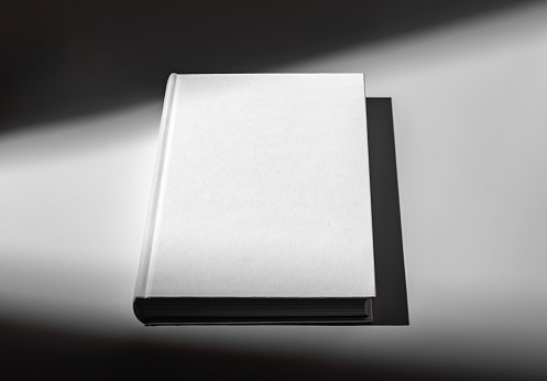 Blank Hardcover Book Mockup. Space for design