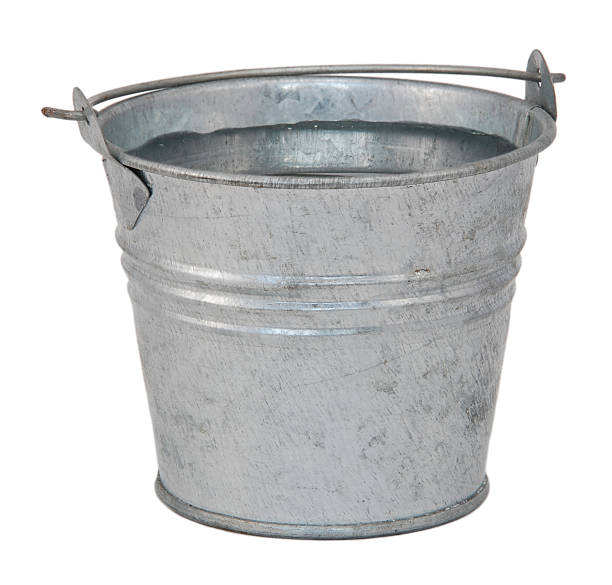istock Fresh water in a miniature metal bucket 177721653