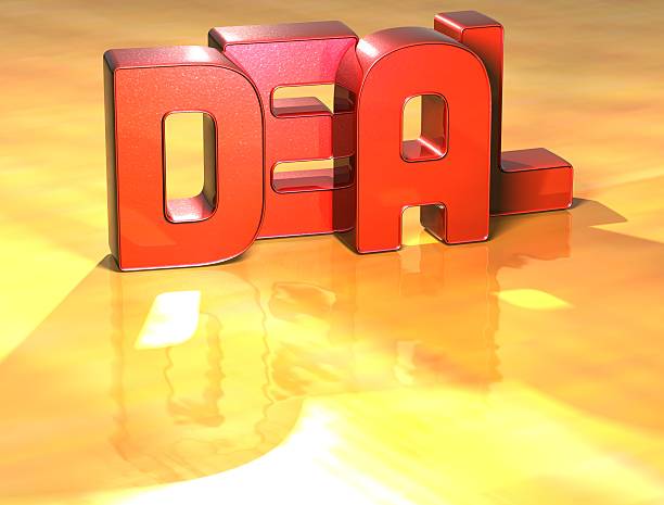 istock Word Deal on yellow background 177723308