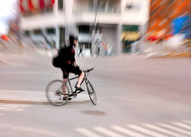 istock Cyclist in city 177723691