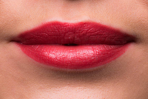 istock Sexy female lips with lipstick 177723731