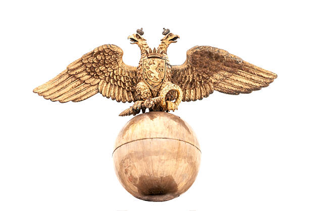 istock Double Eagle - Emblem of Russia, isolated on white 177724443