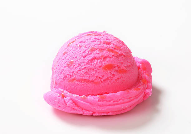 istock Scoop of pink ice cream 177724620