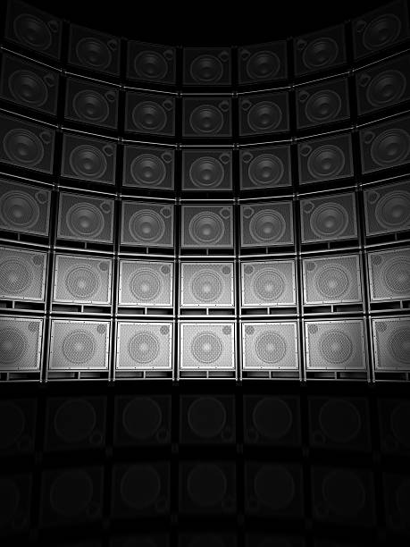 istock Wall of guitar amps 177725015