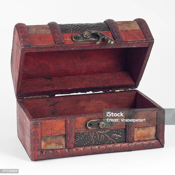 Kleine Gemusterte Box Für Schmuck Stockfoto und mehr Bilder von Accessoires - Accessoires, Alt, Altertümlich