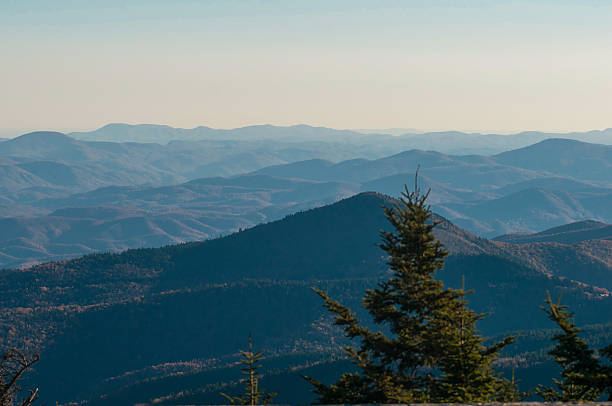 Appalachian Mountains from Mount Mitchell, the highest point in