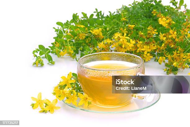 Tea St Johns Wort Stock Photo - Download Image Now - Drink, Green Color, Healthcare And Medicine