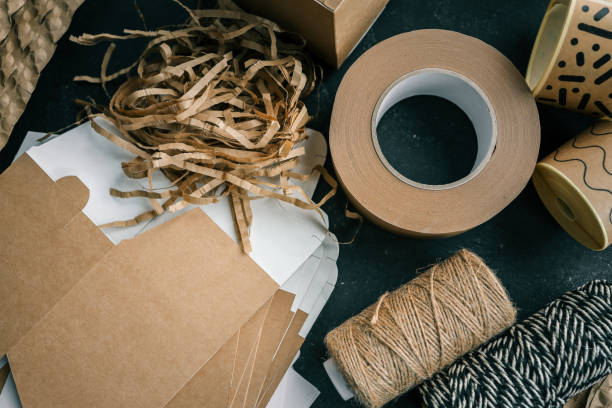 istock Craft set of goods for product packaging 1777253509