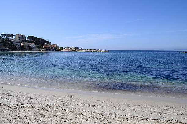 istock Sand beach in bandol, france 177725729