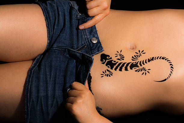 istock Girl with the dragon tattoo 177725920