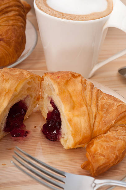 istock fresh croissant french brioche and coffee 177726420