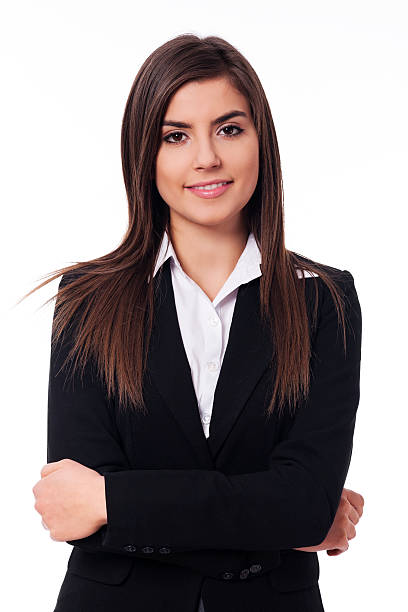 istock Young smiling businesswoman 177726612