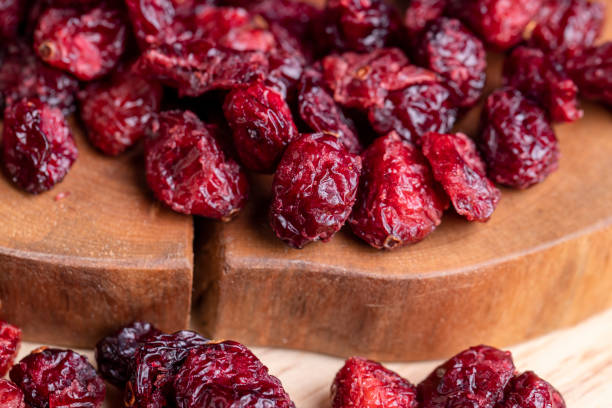istock Dried red cranberries with sugar syrup 1777270050