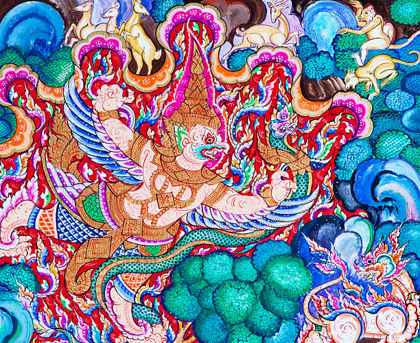 istock Thailand temple mural paintings 177727549