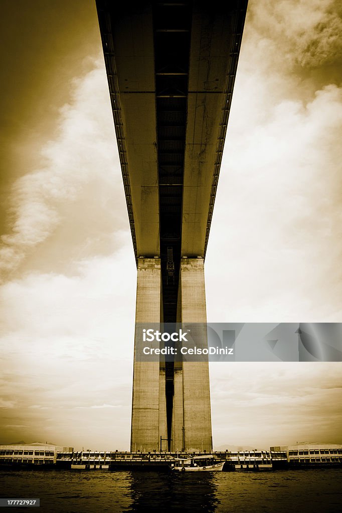Detalle del puente Rio-niterói - Foto de stock de Aire libre libre de derechos