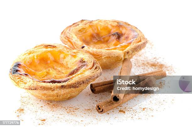 Pasteis De Nata - Fotografie stock e altre immagini di Blu - Blu, Cibo, Close-up