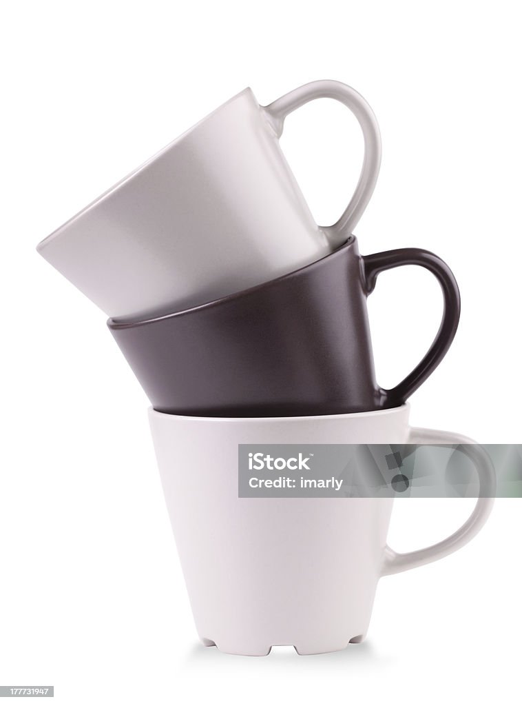 Three Cup Stack Three Coffee Cups Stacked Together Stock Photo - Download Image Now ...