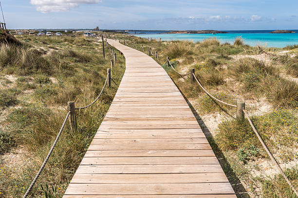 plaża sposób illetes w formentera baleary - illetas zdjęcia i obrazy z banku zdjęć