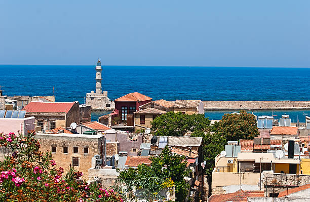 istock Panoramic view of Chania city. 177733796