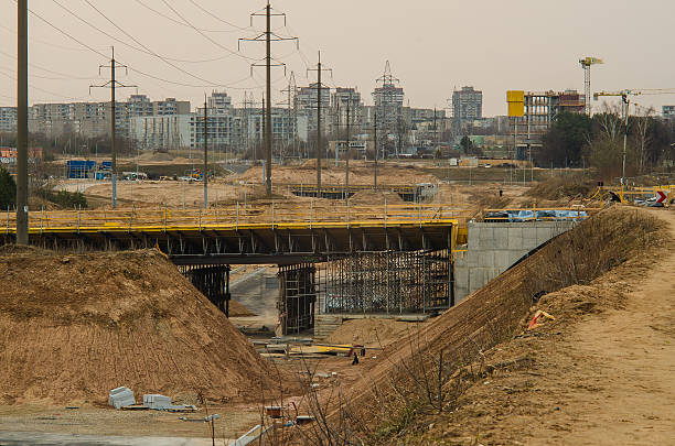 istock Construction of West Roundabout Way in Vilnius 177733830