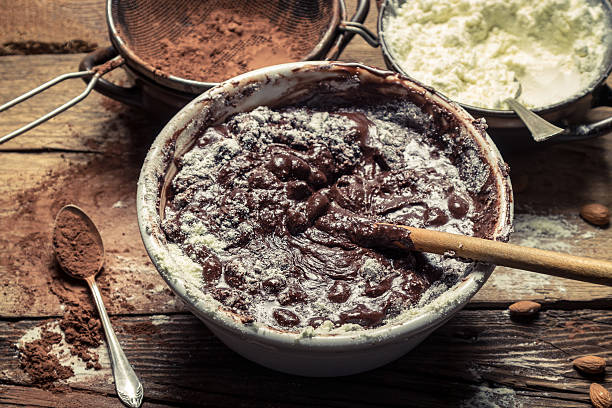 istock Milk powder and cocoa are the basic ingredients of chocolate 177734201