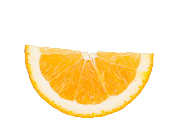 istock quarter of orange isolated on white background 177735270