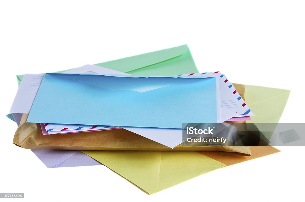 Груду почты - Стоковые фото Сложенное стопкой роялти-фри