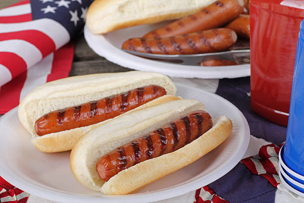 istock Grilled Hot Dogs 177736179