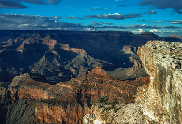Grand Canyon NP - South Rim - Contrasting Light & Dark - 1990