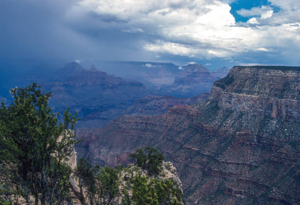 Grand Canyon NP - South Rim - Storm Clouds - 1990