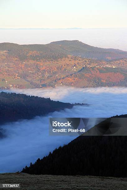 Sea Of Fog Stock Photo - Download Image Now - Alsace, Autumn, Cloud - Sky