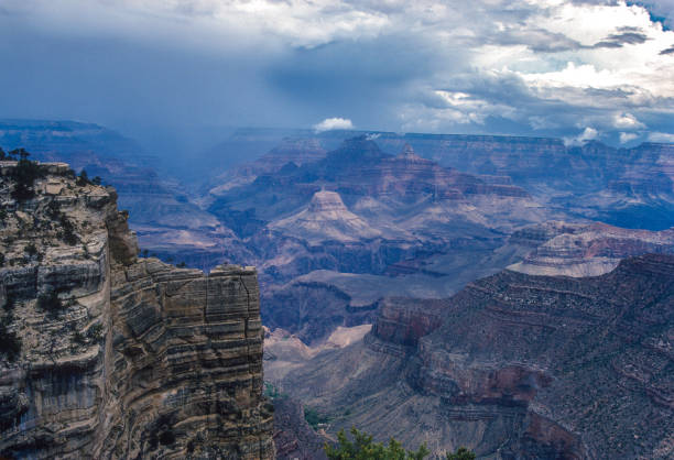 istock Grand Canyon NP - South Rim - Storm & Clouds - 1990 1777371596