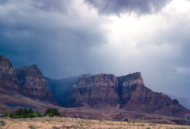 Grand Canyon NP - Along US Highway 89 - Storm Clouds - 1990