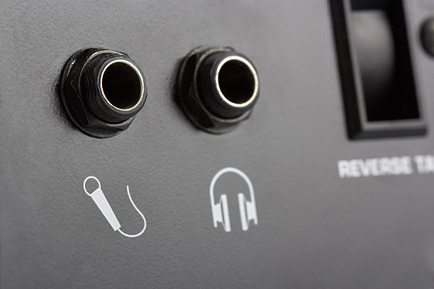 Audio inputs on mixer control panel